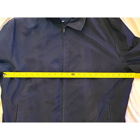 Banana Republic Men's Black Zip Front Jacket Size L | Lightweight Casual Bomber - Picture 4 of 9